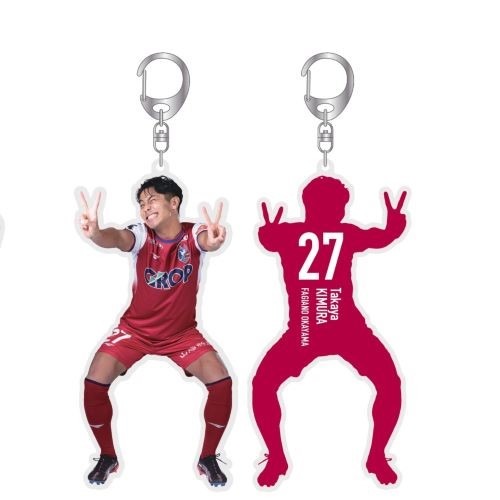 選手ビッグアクリルキーホルダー